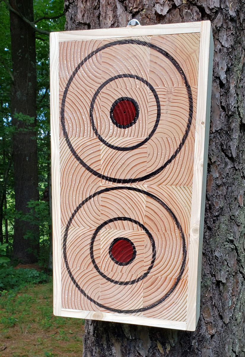 KNIFE THROWING TARGET, Double Sided - 21 1/2" x...